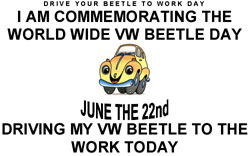 "Drive Your Beetle To Work" Day